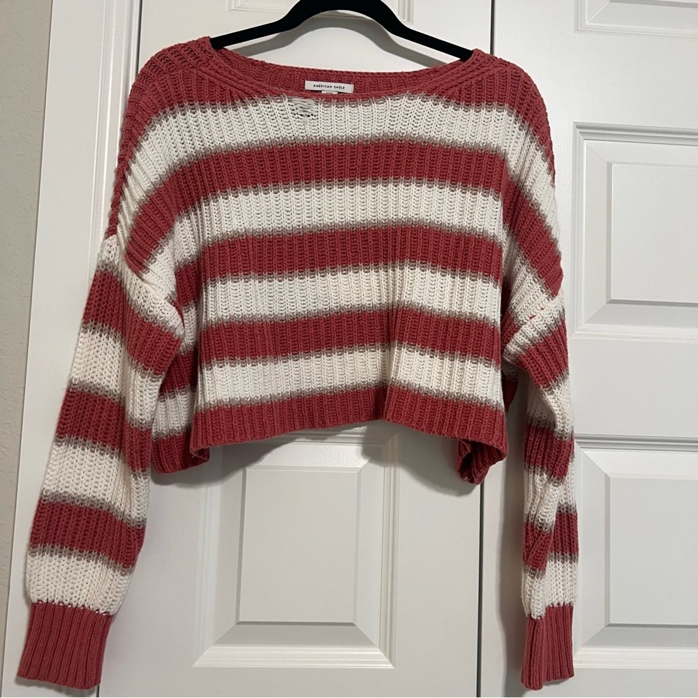 American Eagle Outfitters Striped Knit Sweater